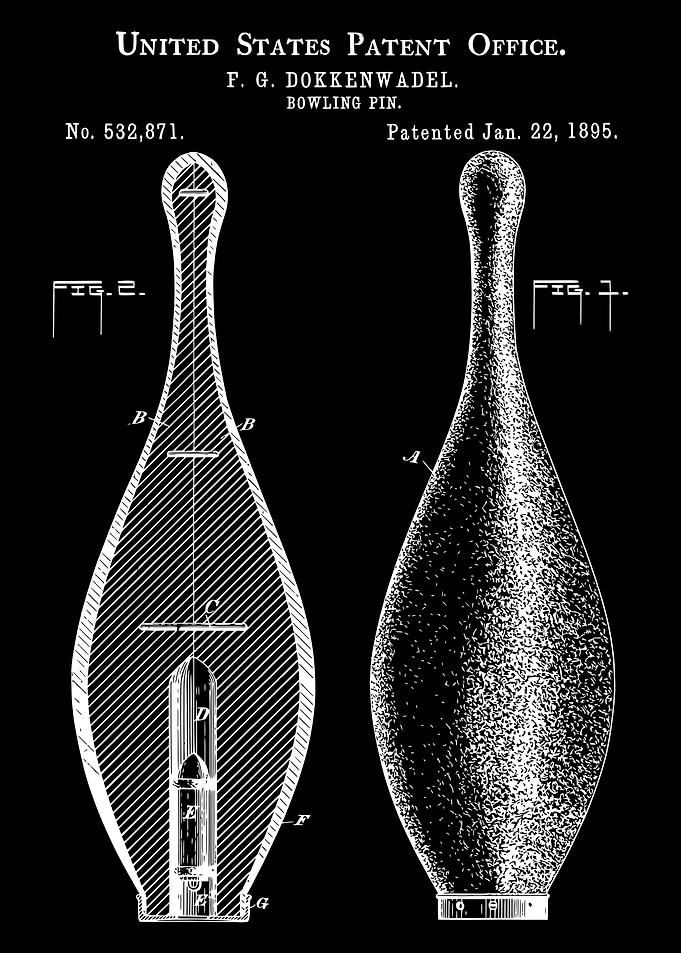 Bowling Pin patent