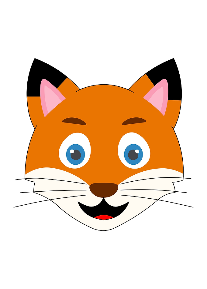 Cute fox face