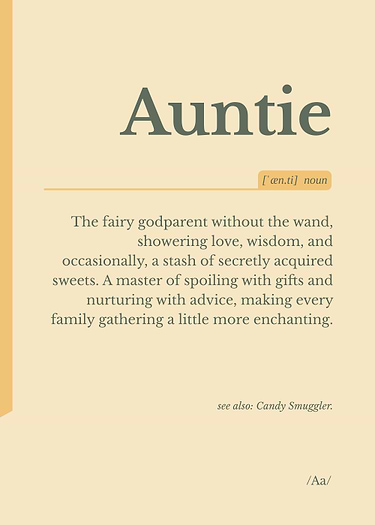 Funny Auntie Definition