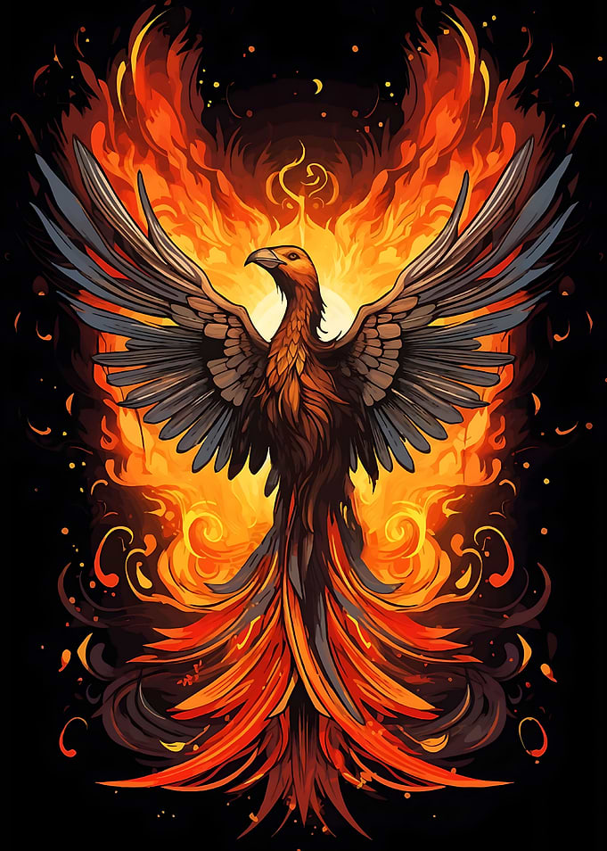 phoenix bird art