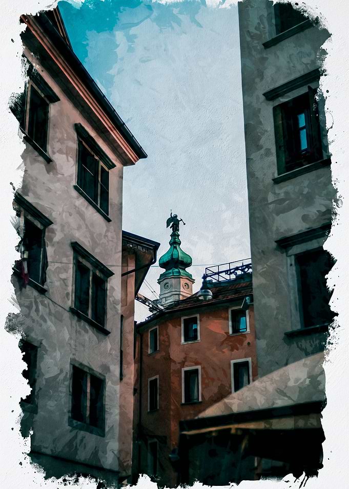 Cityscape Watercolor