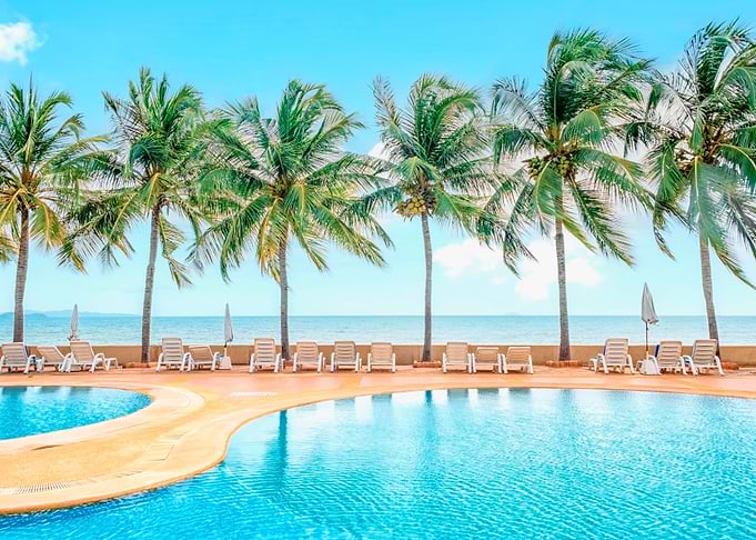 Pool By The Beach