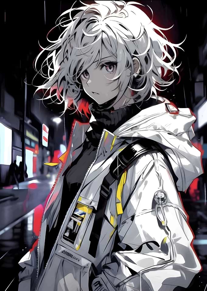 stylish cool waifu