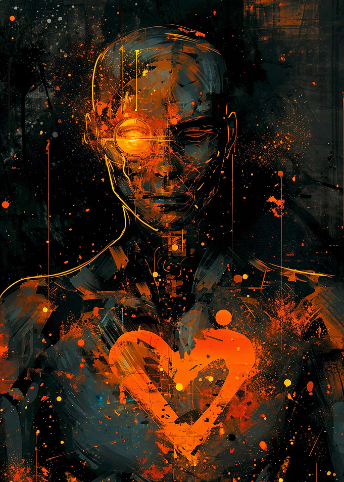Orange Heart