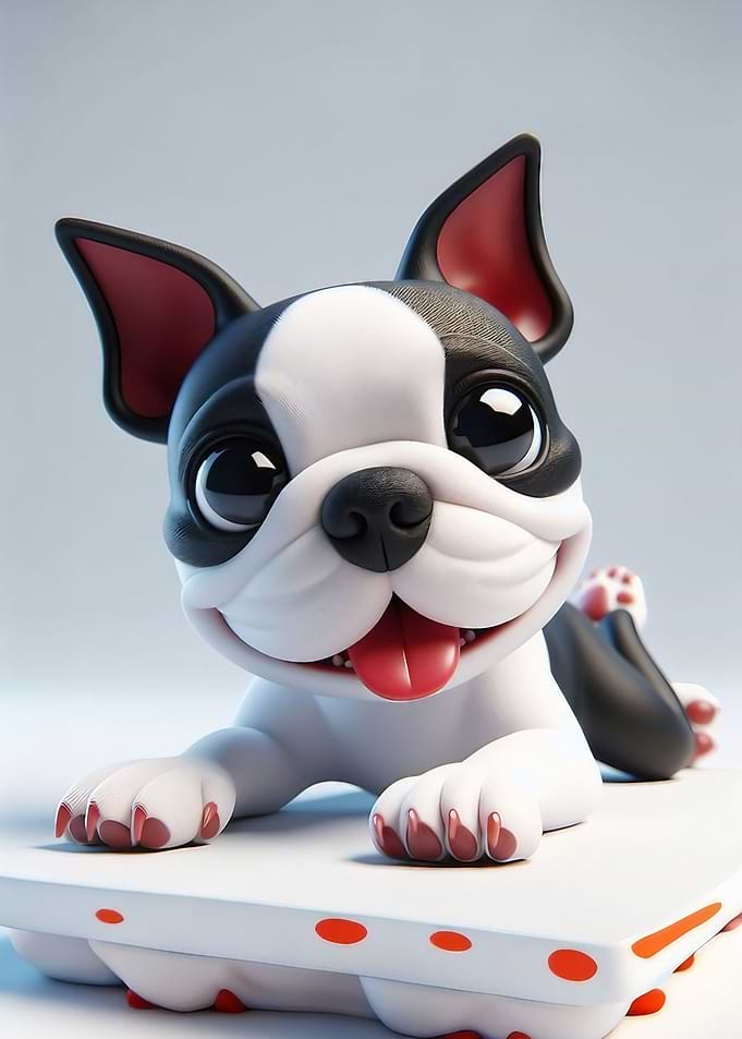 Boston Terrier puppy