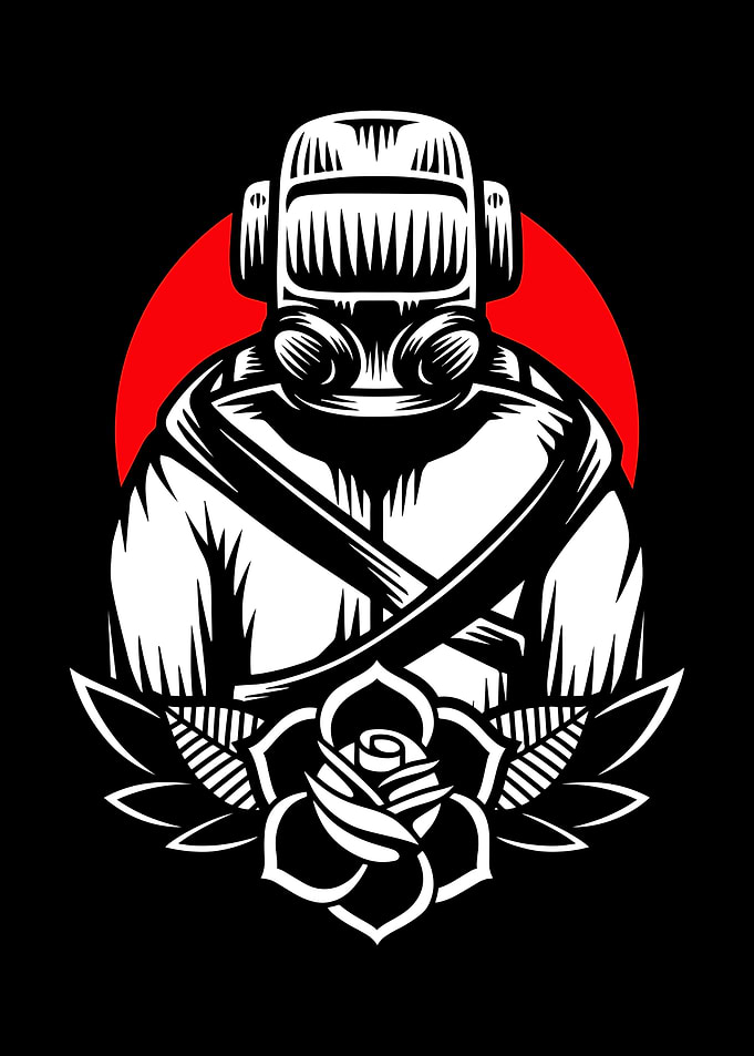 Worker Tattoo Art