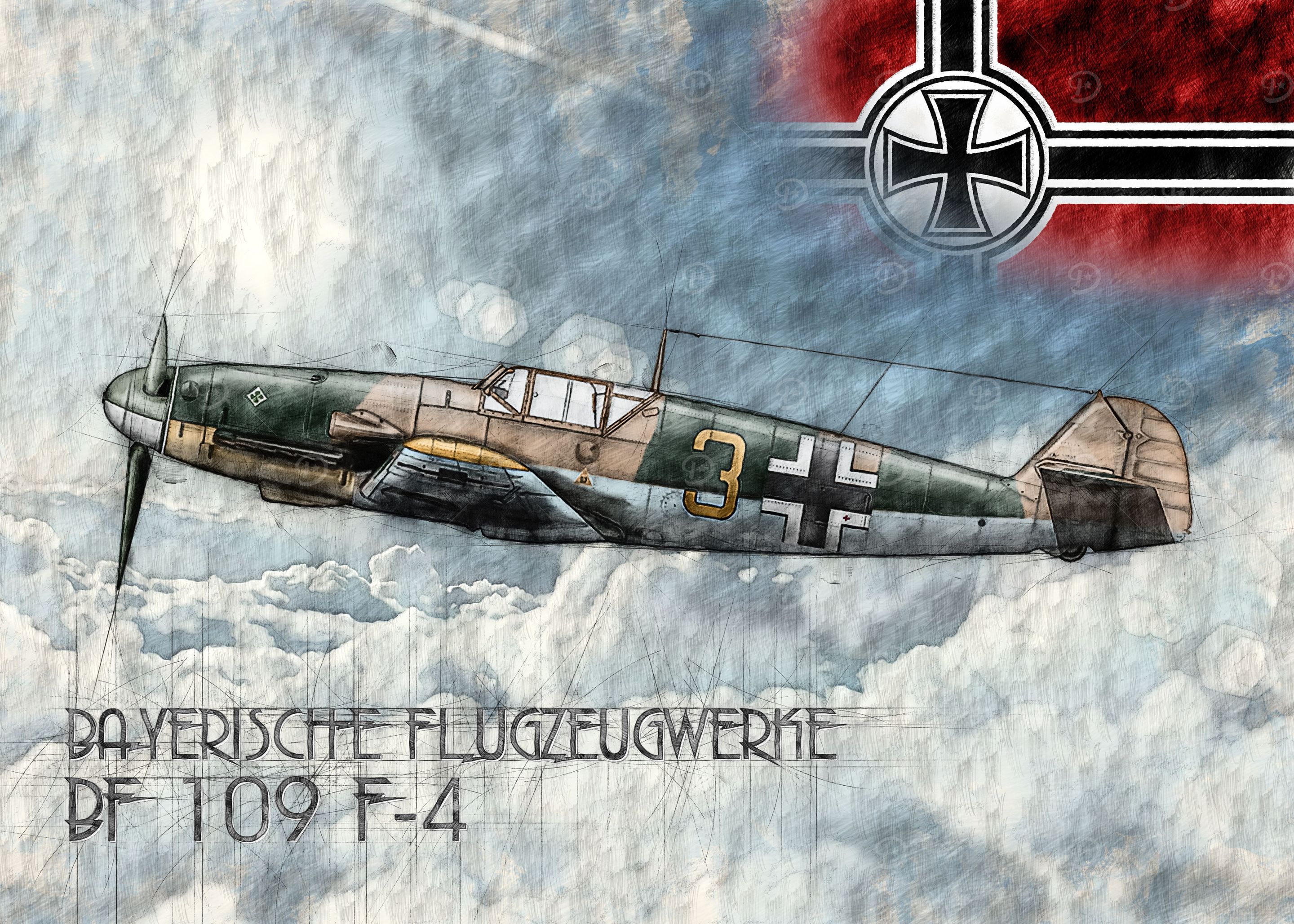 Bf 109 Posters Online - Shop Unique Metal Prints, Pictures