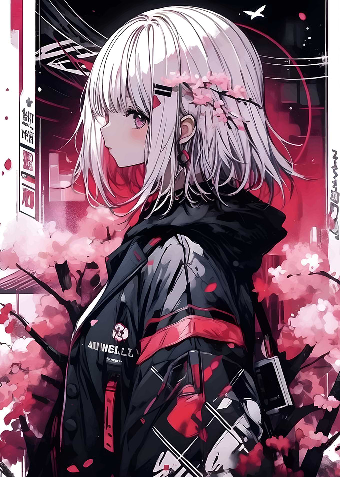 cool cute kawai girl