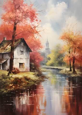 Rustic Fall Riverside