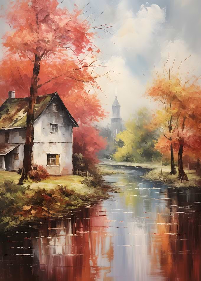 Rustic Fall Riverside