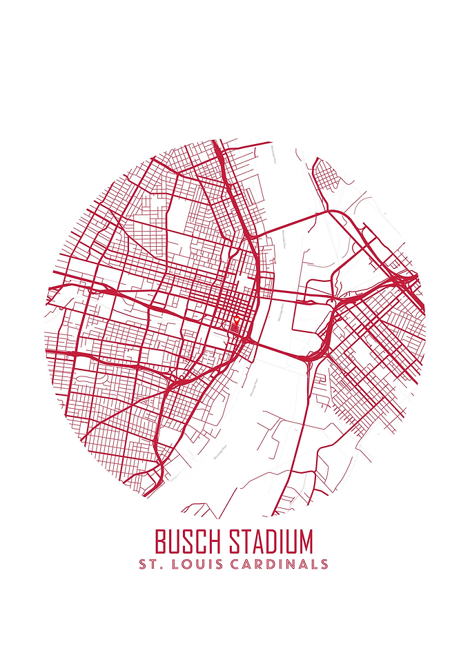 Busch Stadium Map