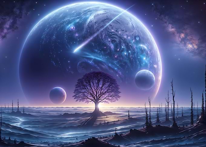 Space Fantasy Landscape