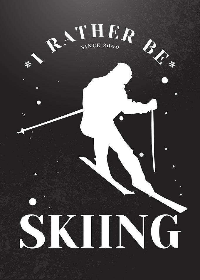 I Rather Be Skiing lover