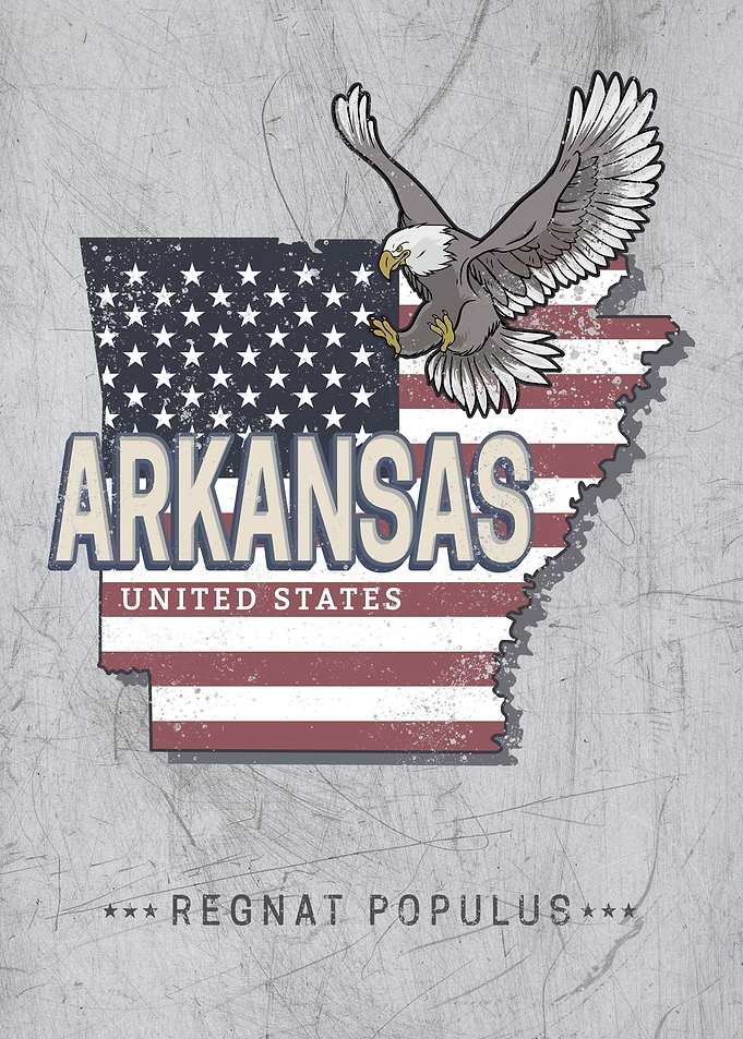 Arkansas Map United States
