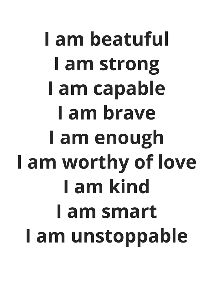 daily positive affirmation