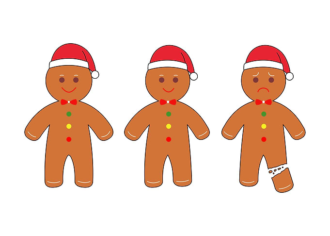 Santa gingerbread men
