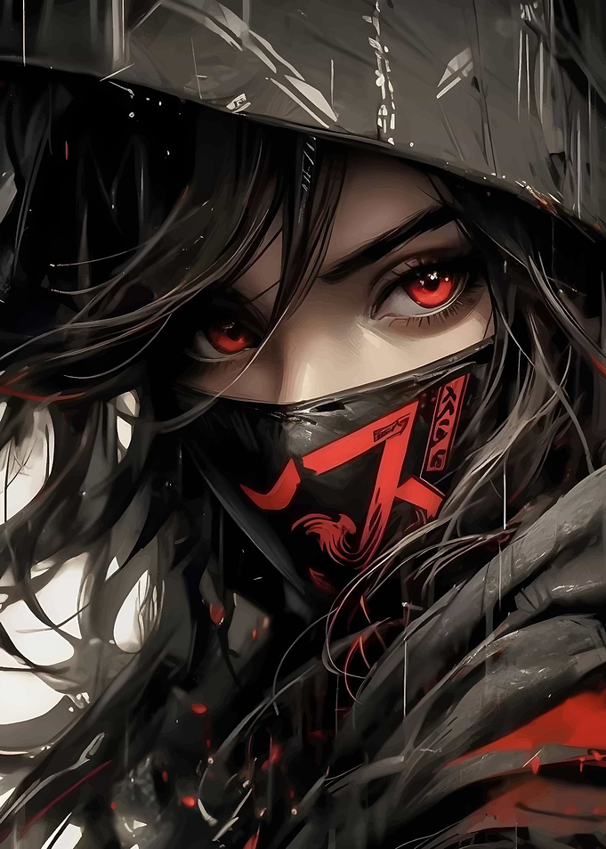 mysterious ninja girl