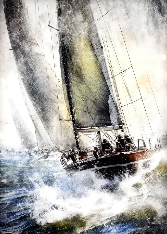 Yacht racing sport
