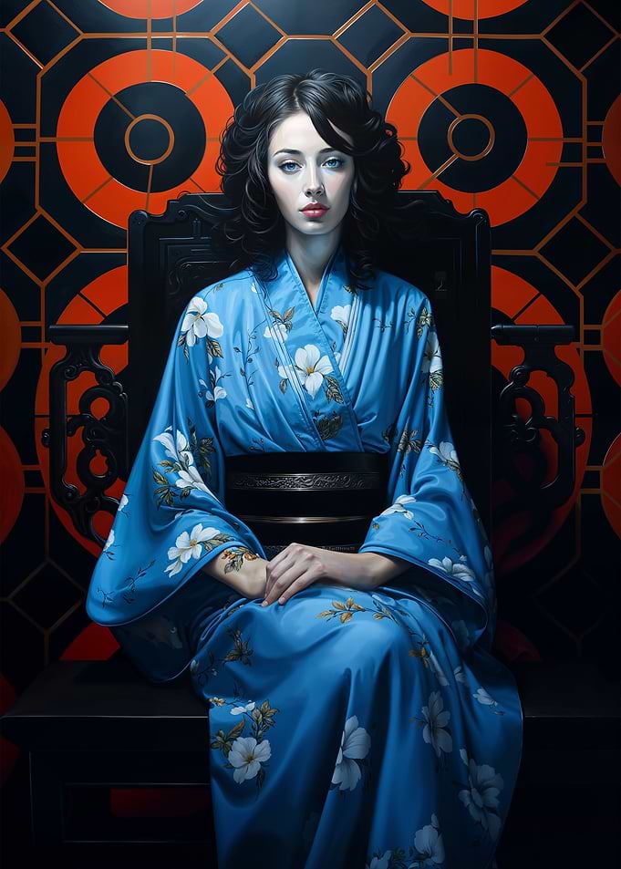 Japanese Geisha Portrait