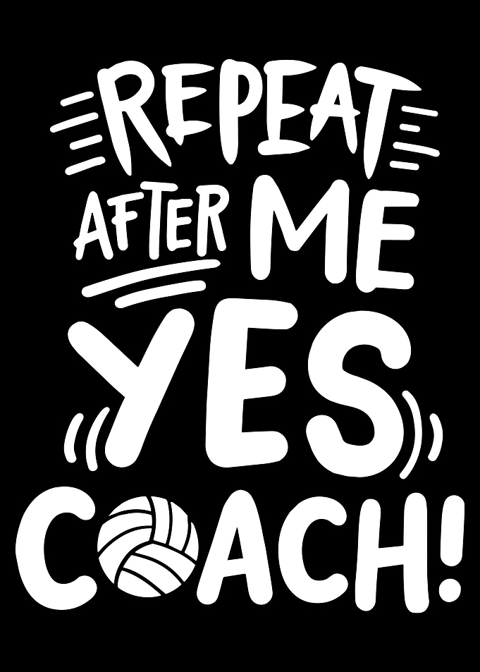 Funny Volleyball Coach