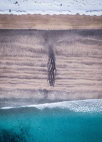 Snow on the Beach