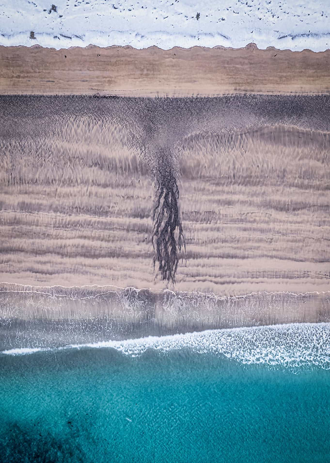 Snow on the Beach