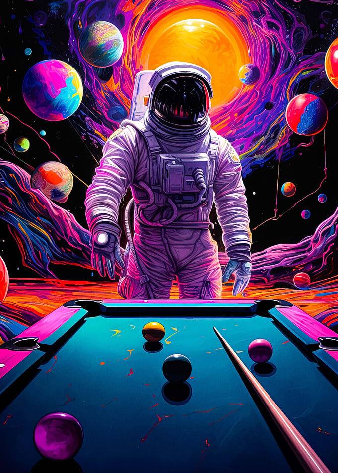astronaut in space