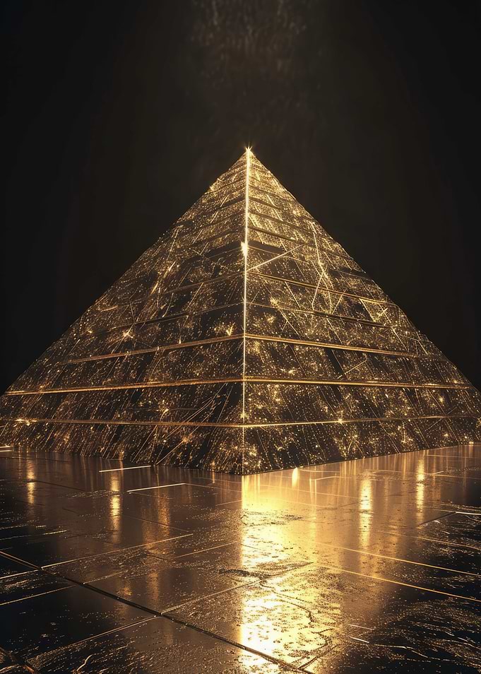3D Dark Gold
