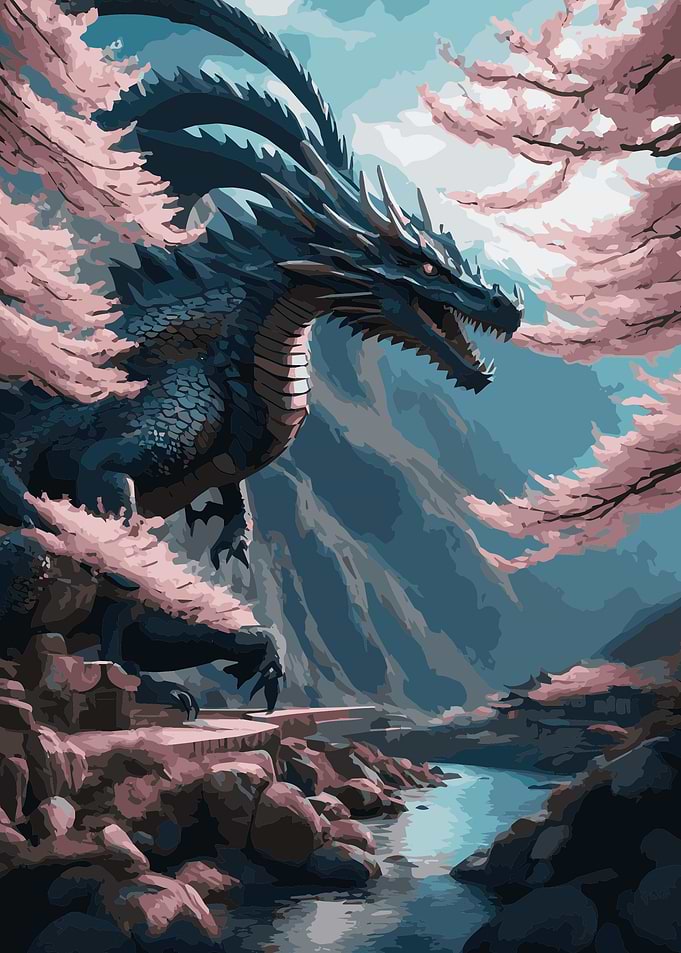 Dragon Cherry Blossom 4