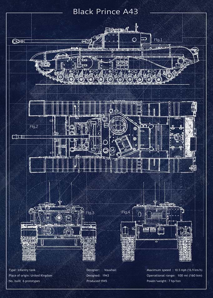 Black Prince A43 Tank
