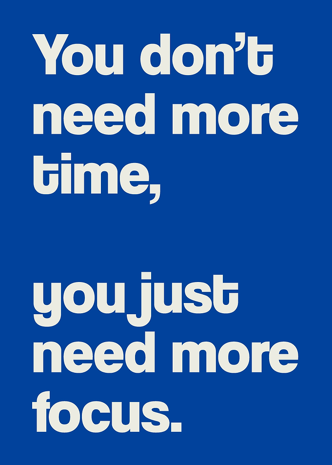 You need more focus quotes
