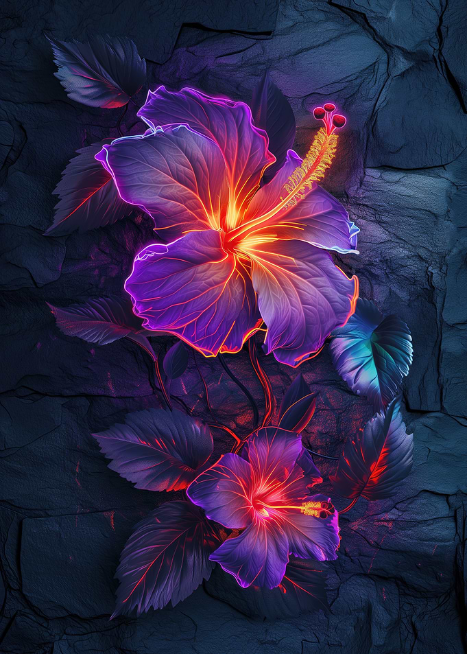Hibiscus Rising