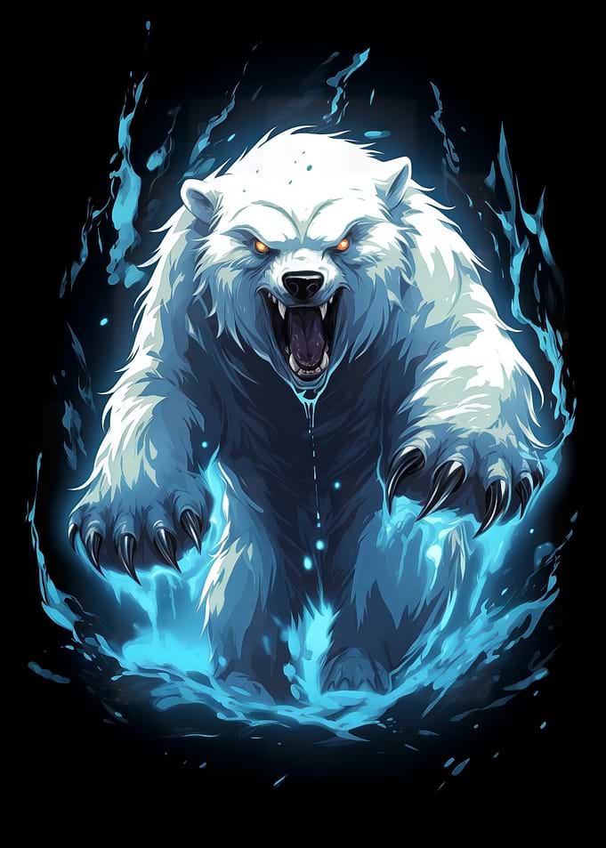 Ice Stare Polar Bear