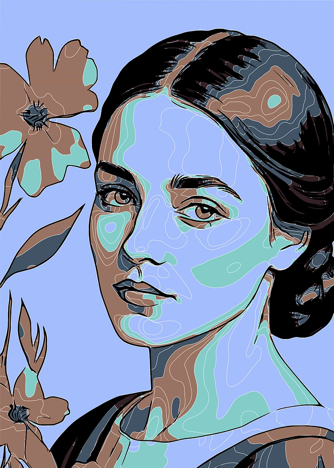 Pop Art Woman Portrait 11