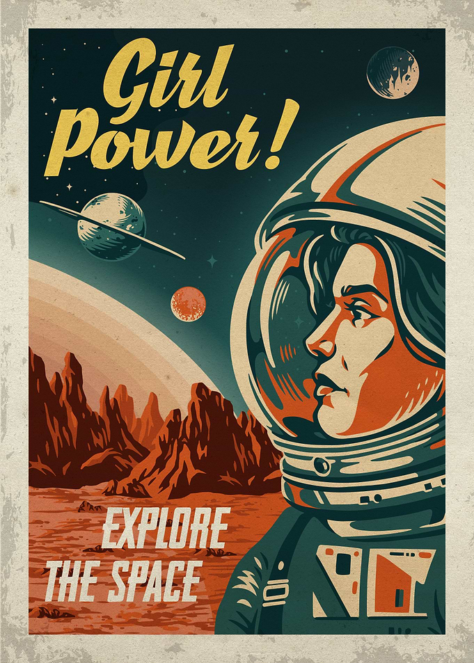 Girl Power Explore Space