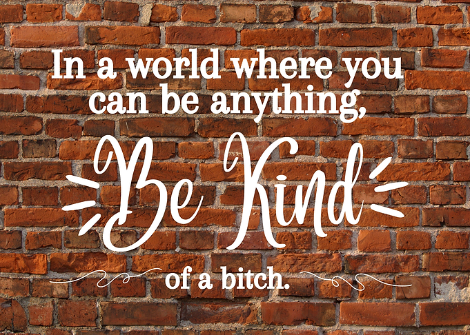 Be Kind Of A Bitch