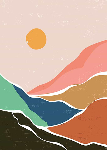 abstract mountain
