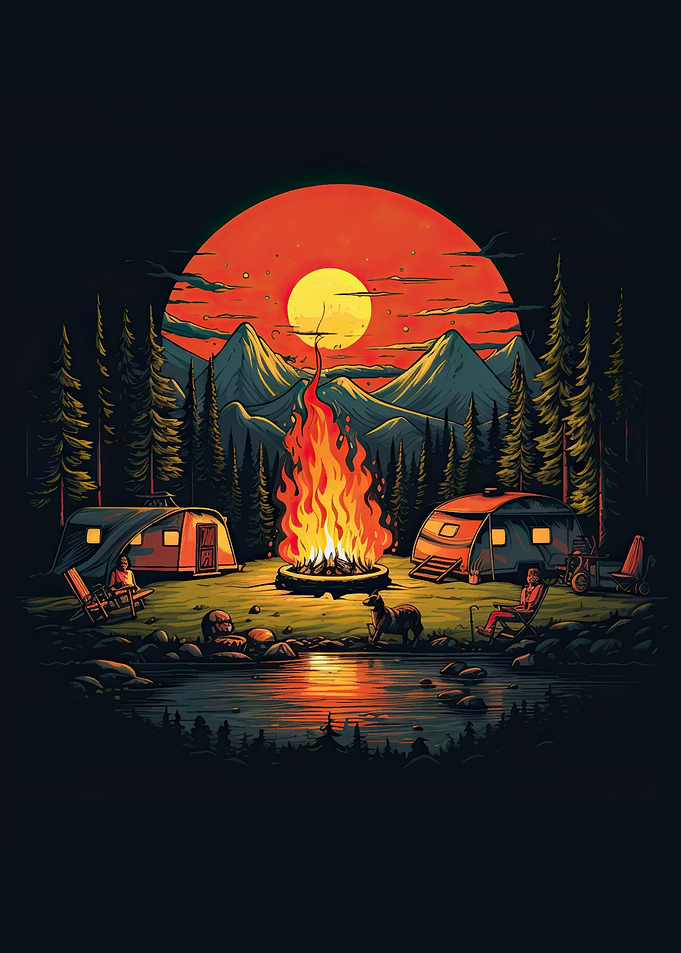 the mountain campfire