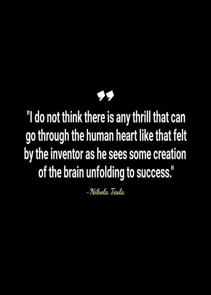 Nikola Tesla quotes