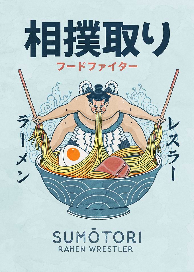 Ramen Sumo Wrestler