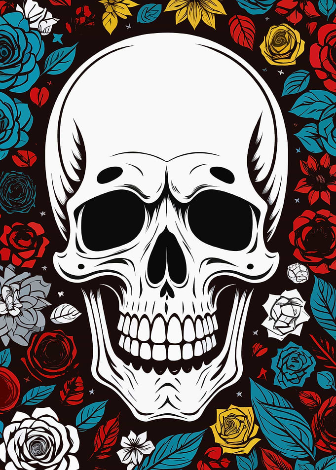 Colorful Skull