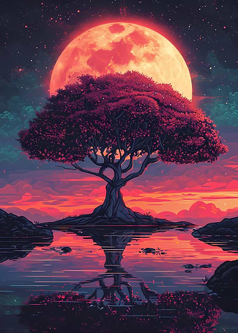 Solitary Tree Of Life
