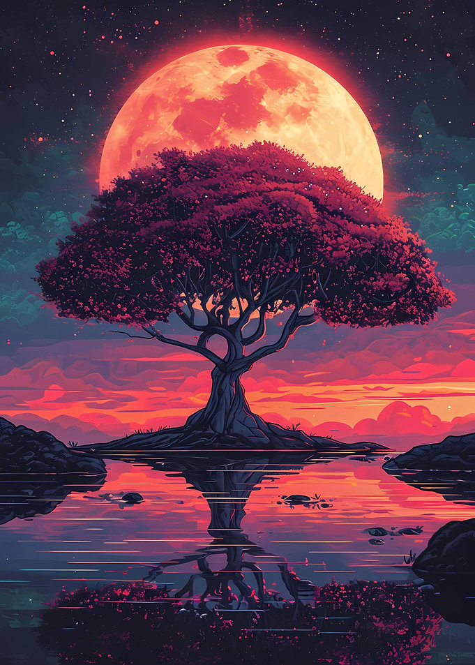 Solitary Tree Of Life
