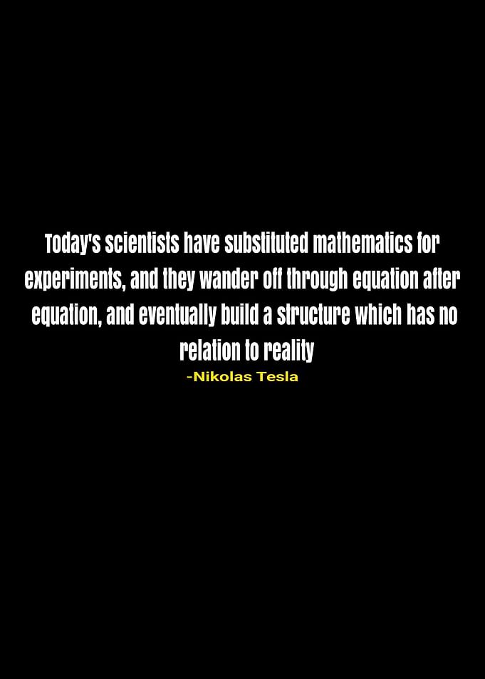 Nikola Tesla quotes