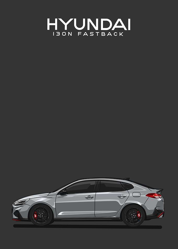 hyundai i30n fastback grey