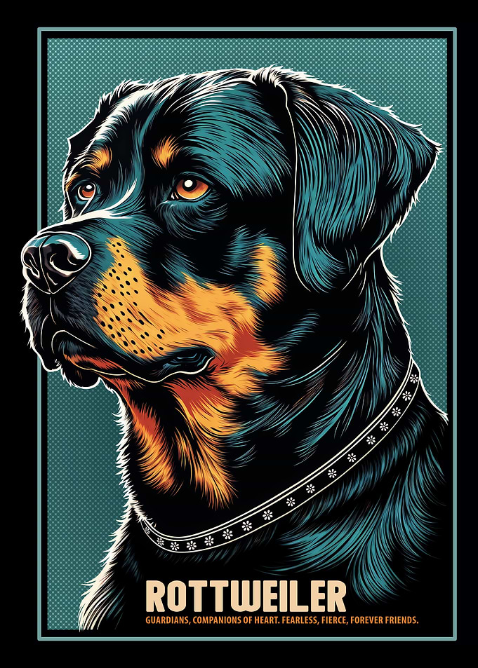 Beautiful Rottweiler Dog