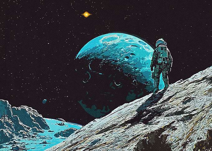Astronaut And Wild
