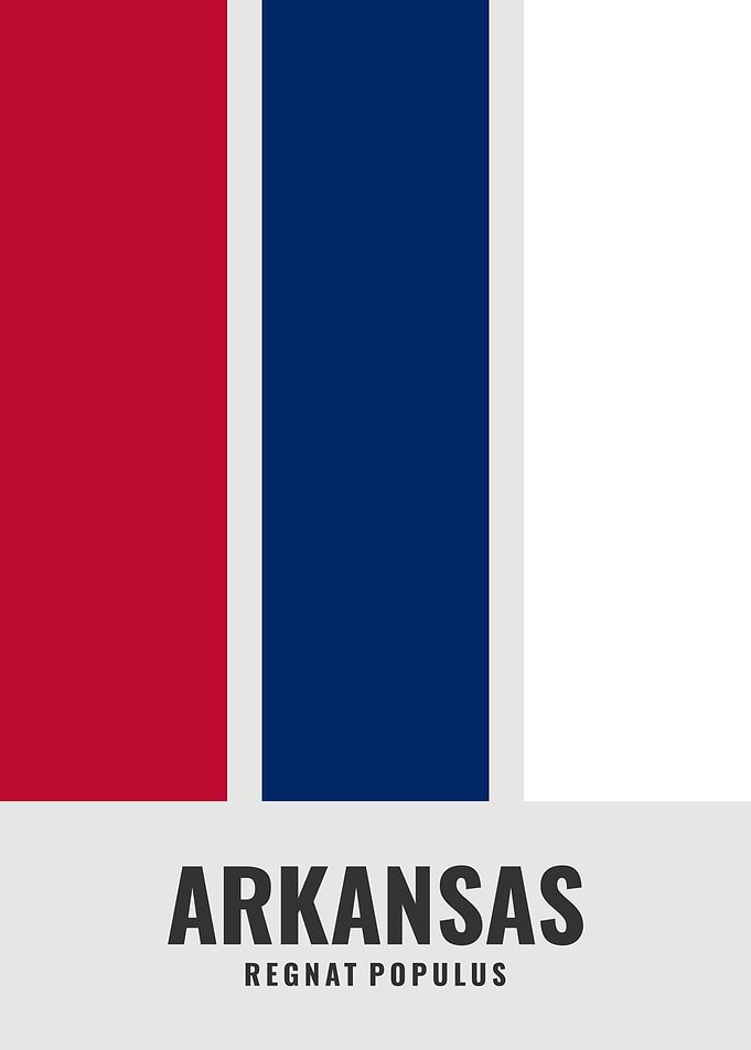 Arkansas Flag Colors
