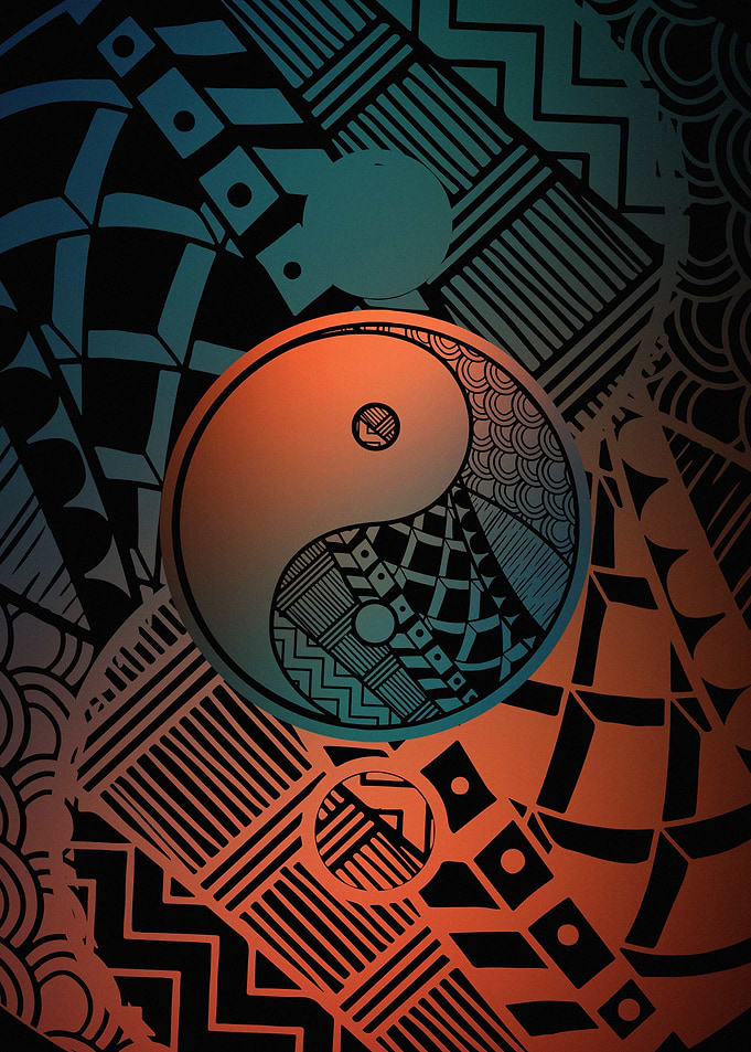Japanese yin yang