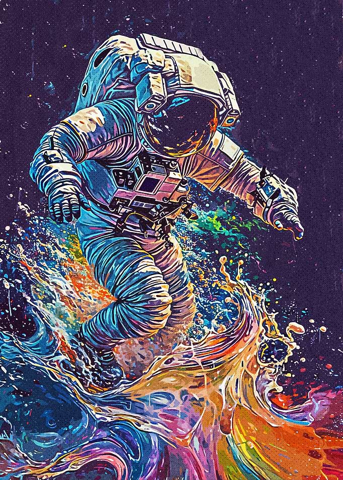 Astronaut in space